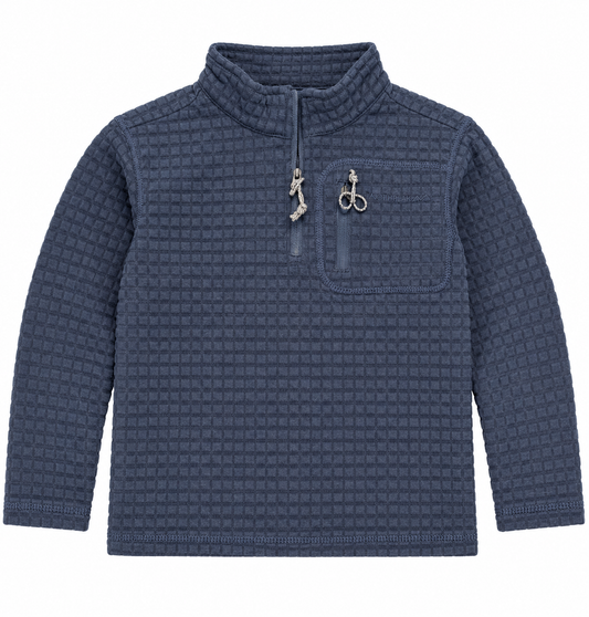 5 Properly Tied Navy Quarter Zip