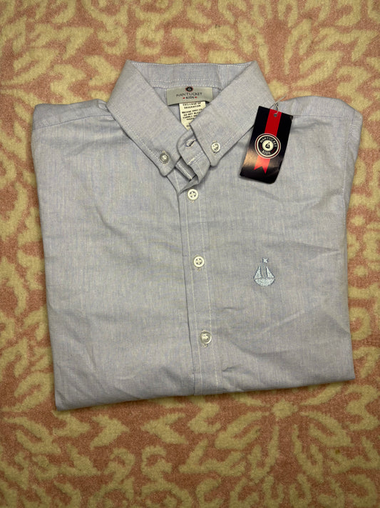 8 Nantucket Kids LS Chambray Button Down