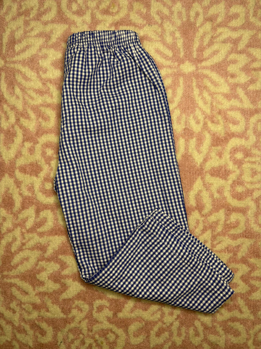 24M BB Kids Blue Microcheck Pants