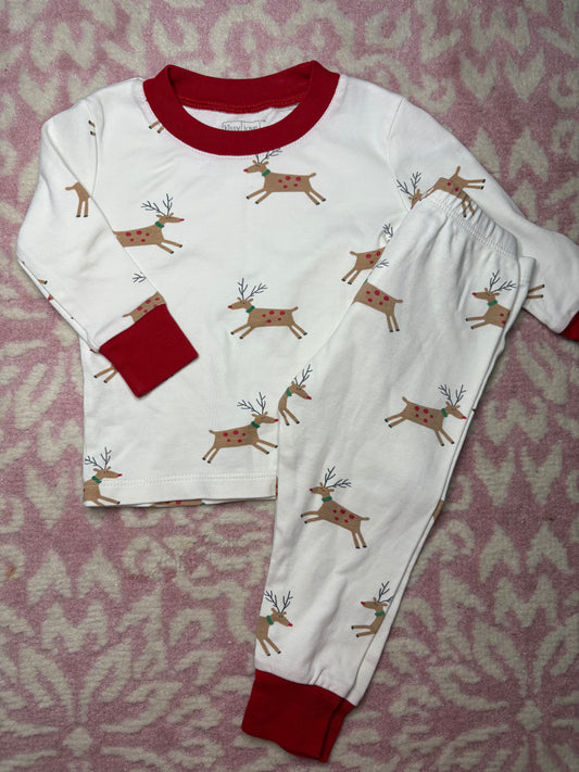 12-18M Kissy Love Reindeer Pjs