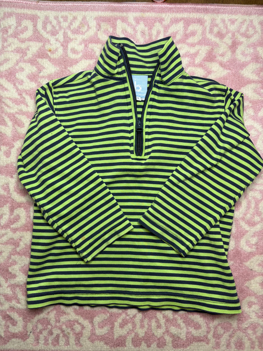 4 Bella Bliss Green and Navy 1/4 Zip