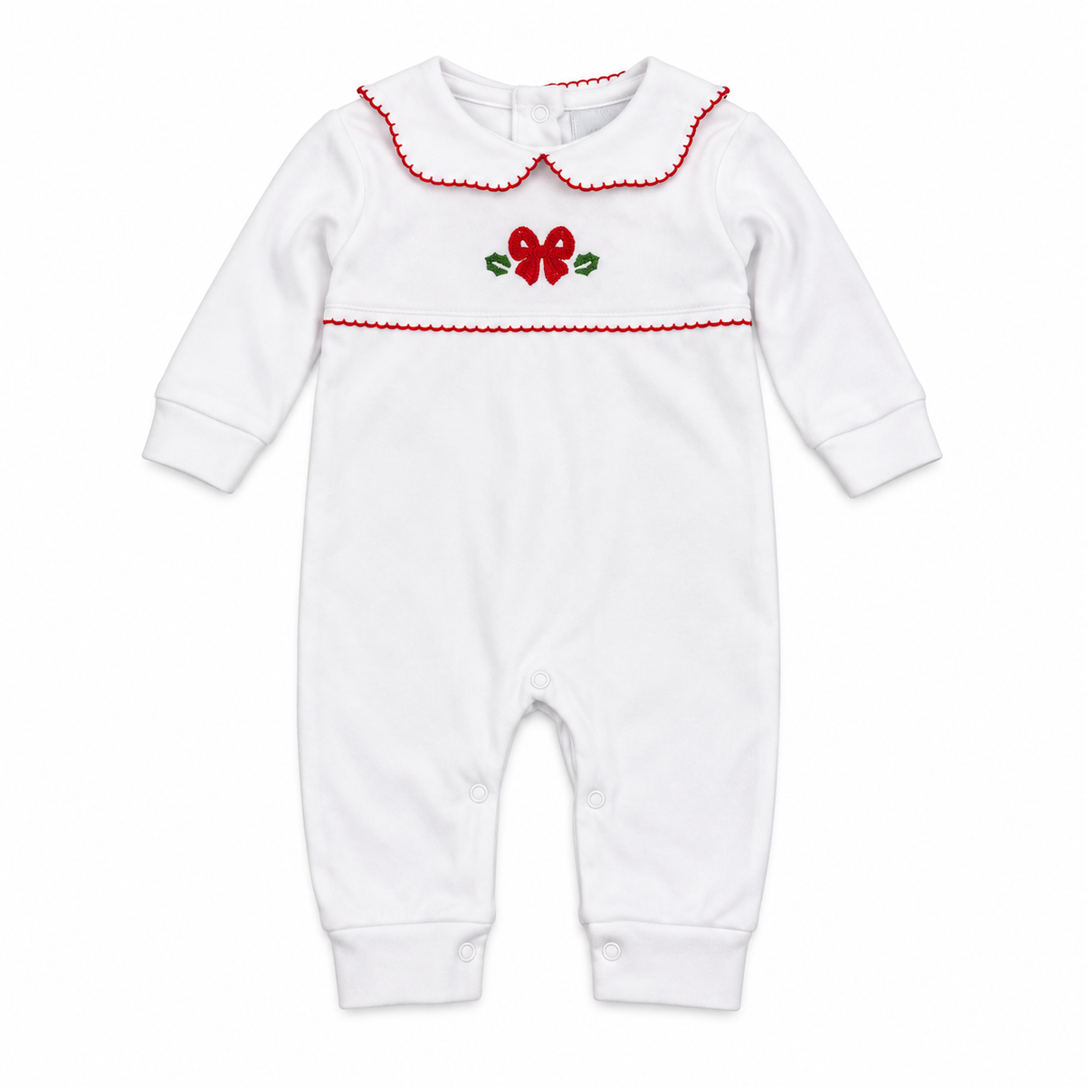 3M Little English Christmas Bow Playsuit