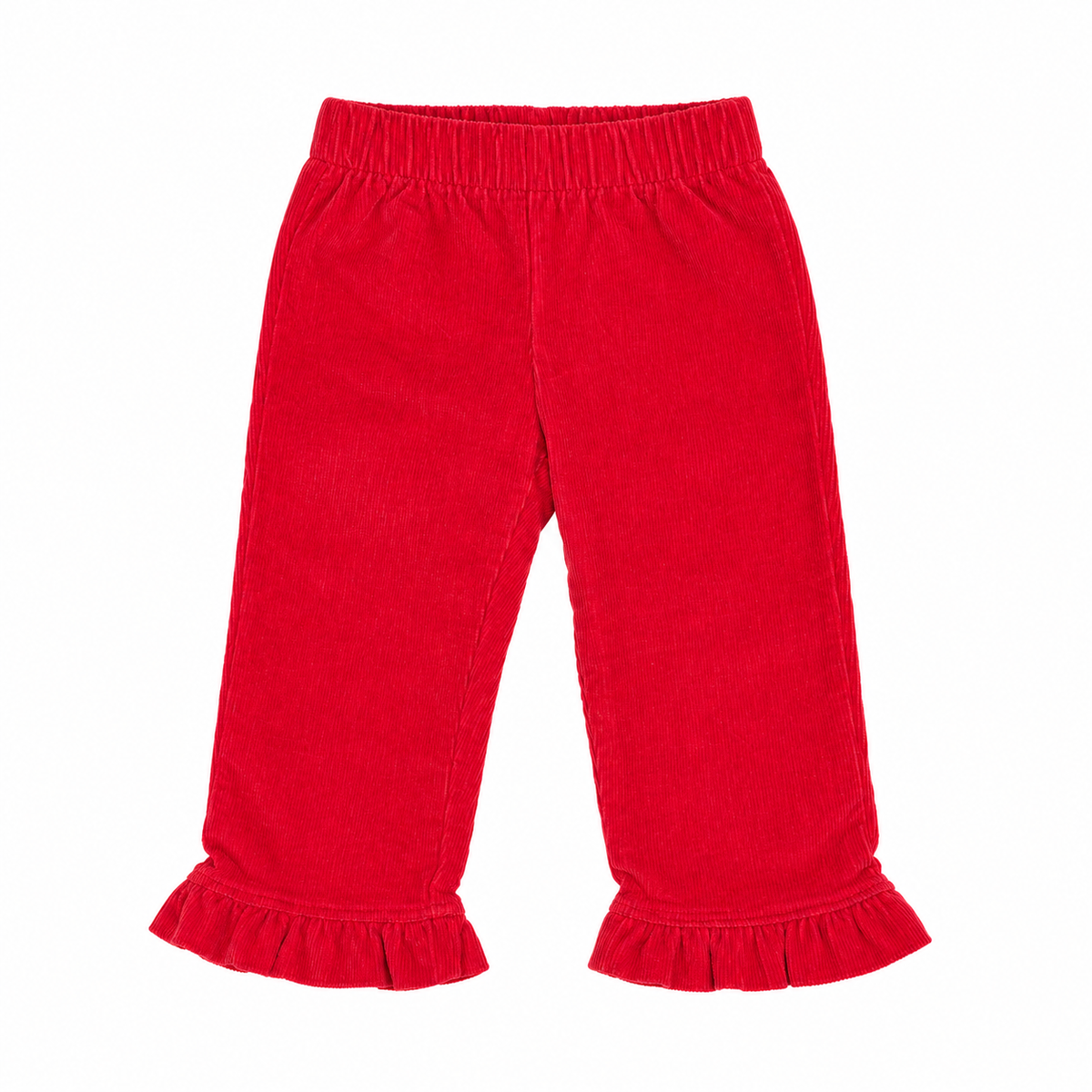 12/18M TBBC Fuchsia Pinkn Cord Ruffle Pant