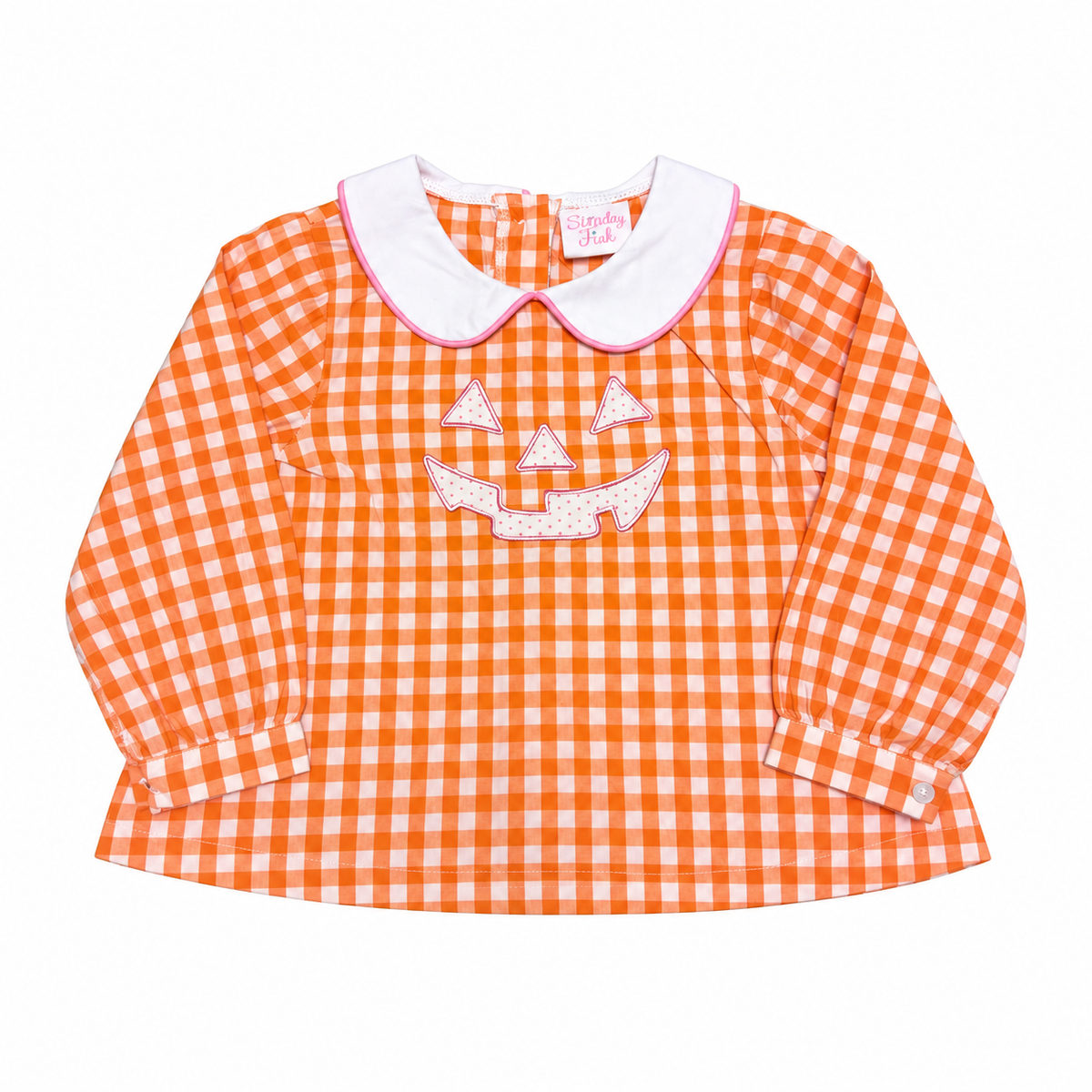3T Stitchy Fish Jack O Lantern LS Top