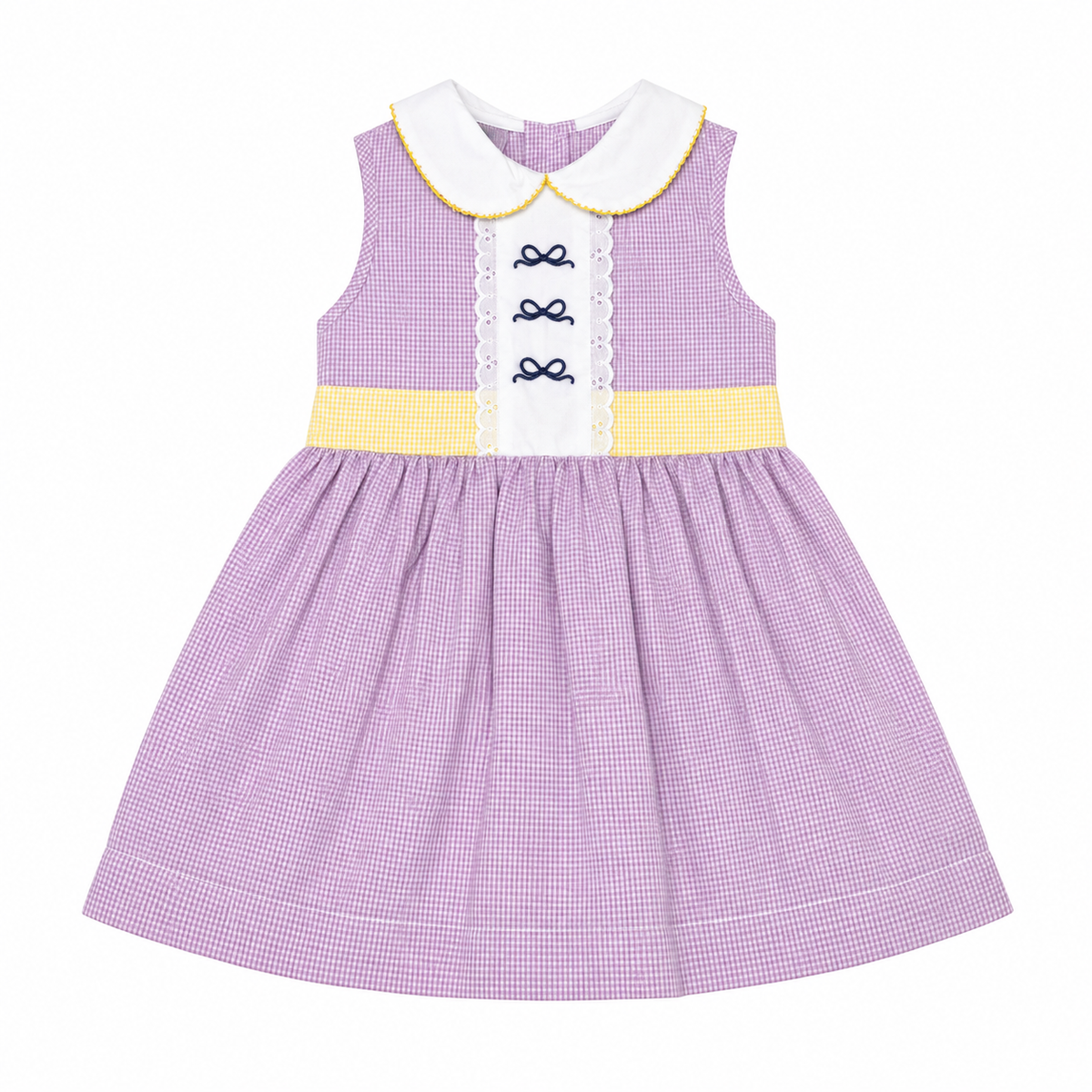 4 Krewe LSU Bow Eyelet Dress