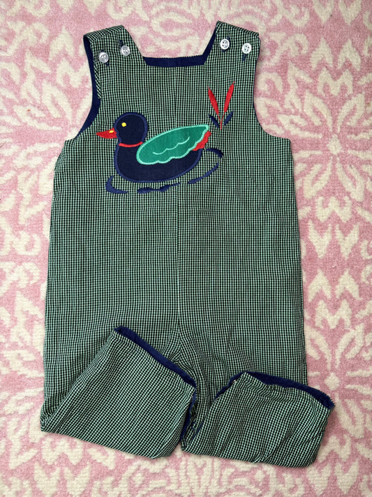 12M The Bailey Boys Reversible Longall in ducks/ pumpkins