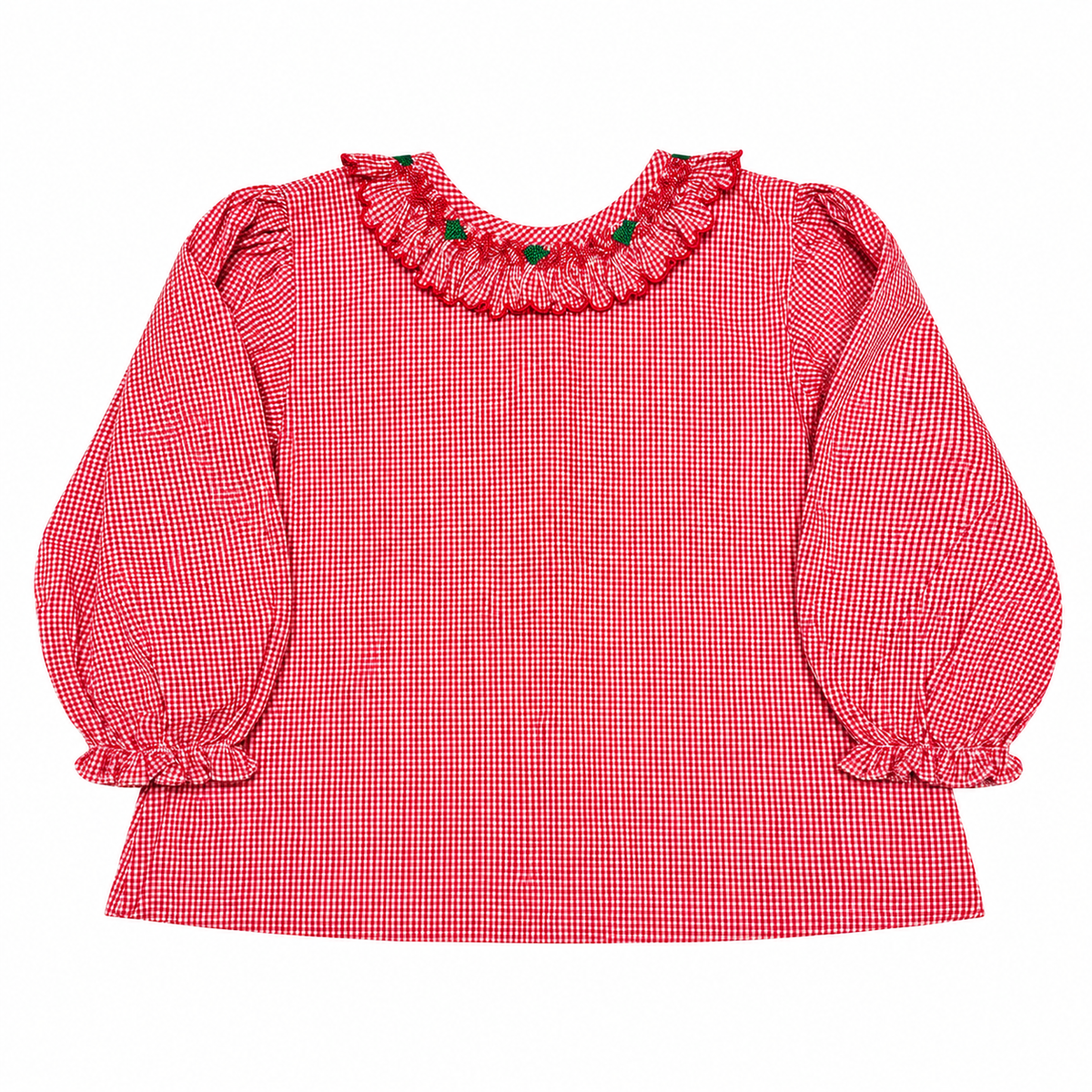 3T Alice Kathleen Christmas Smocked LS Top