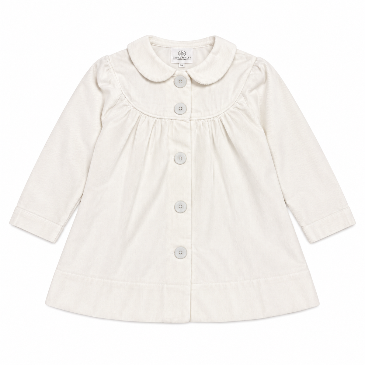3T Lullaby Set Cream Cord Coat