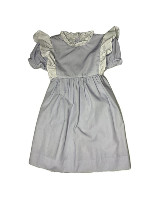 5 Cecil & Lou Lavender Pin Stripe Ruffle Dress