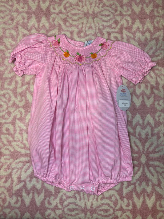 9M Baby Sen Georgette Bishop in Pink Pumpkins