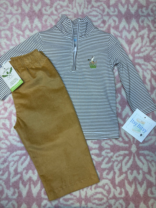 18M Itsy Bitsy Mallard Pullover and 18M The Oaks Cord Pants