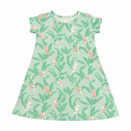 4T TBBC Polly Play Dress Parrot Island Palms