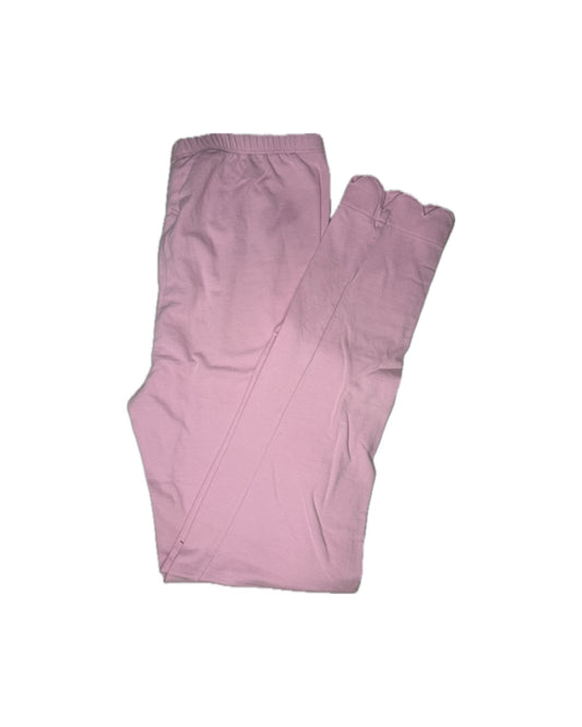 12 James & Lottie Pink Scallop Leggings