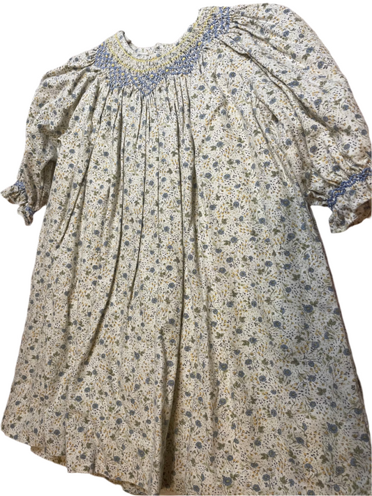 3T Antoinette Paris Floral Smocked Dress