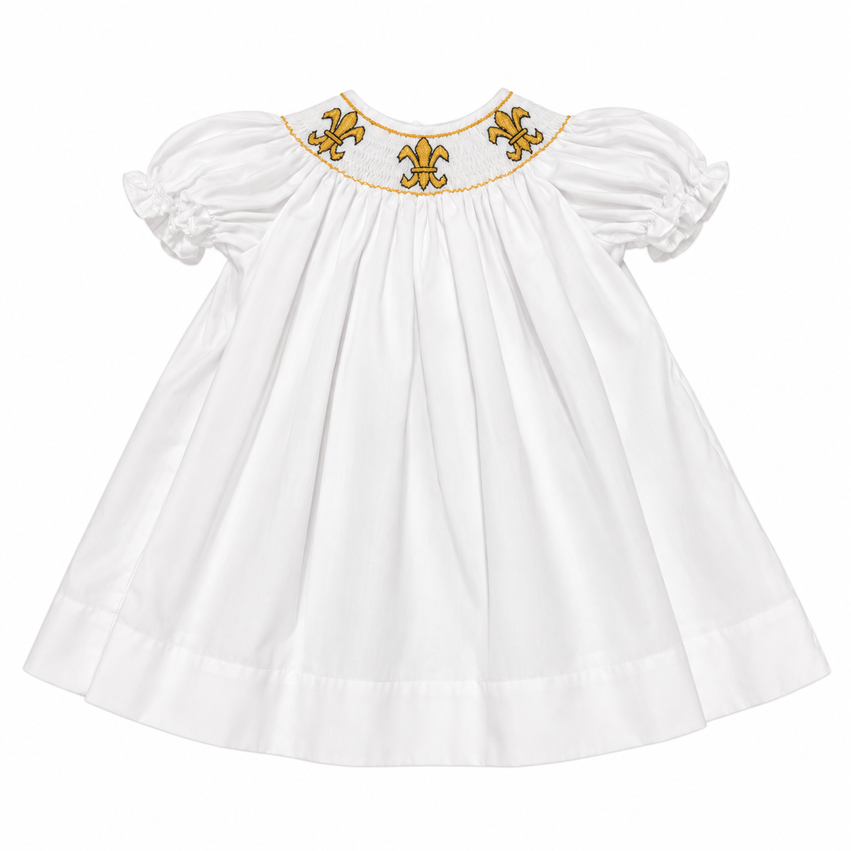 3M Simply Smock Saints Smocked Fleur Dis Lis Dress