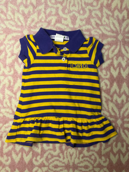6/9M LSU Polo Dress