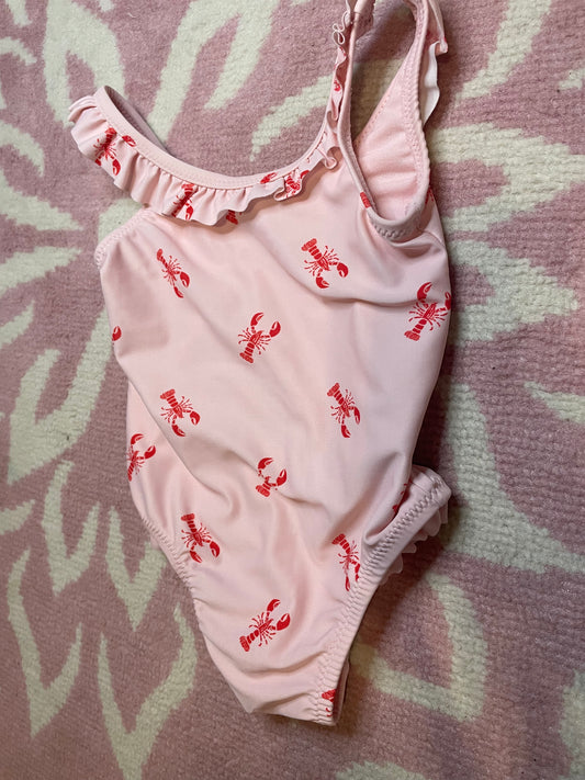 Sz 6/12M Old Navy Pink Crawfish One Piece