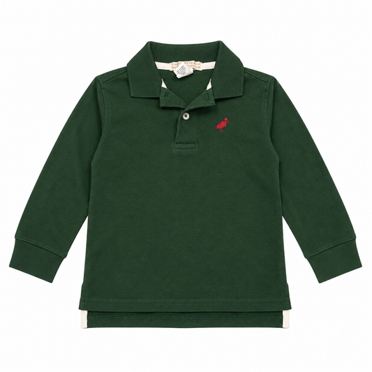8 TBBC Prim & Proper Polo LS Greenbrier Green