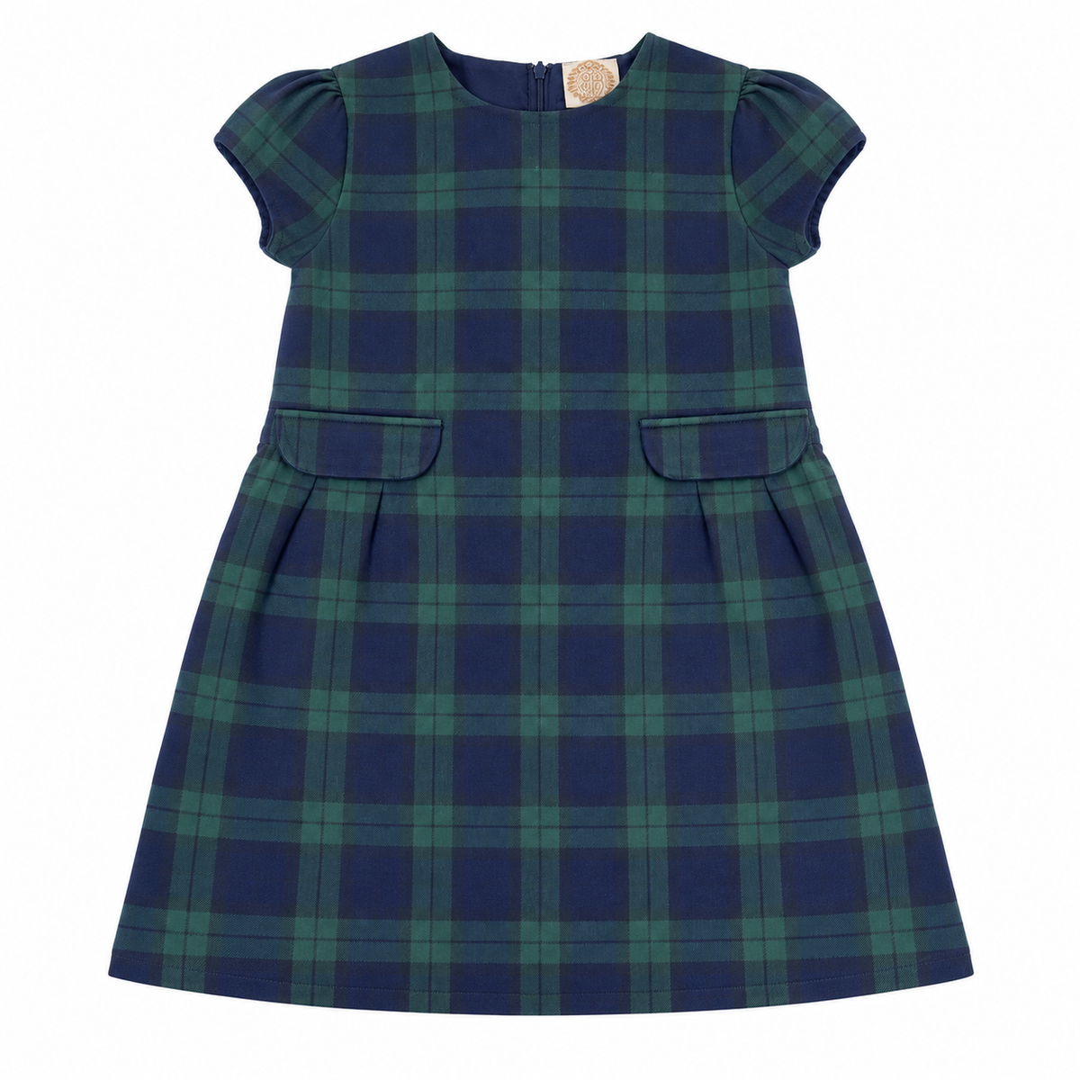 10 TBBC Betts Bow Dress in Berwick Black Watch