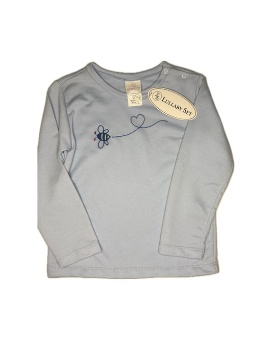 Lullaby Set Blue Bee Precious Pullover