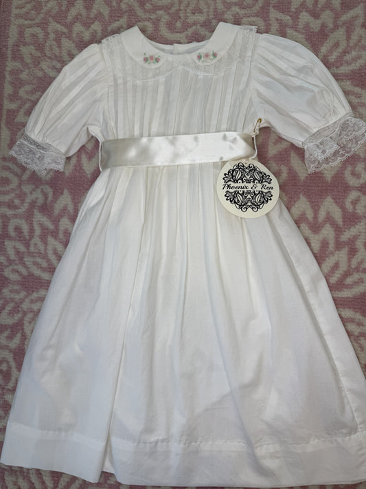 18M Phoenix N Ren Heirloom Dress with Rosette Detail