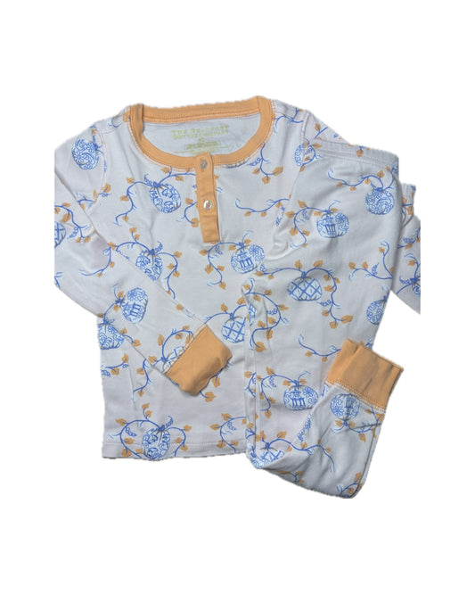 Girl 3T TBBC Sara Jane's Sweet Dream Set in Gourd-geous with Seashore Sherbet print