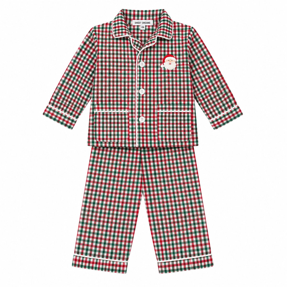 12M Sweet Dreams Santa Pajama Set