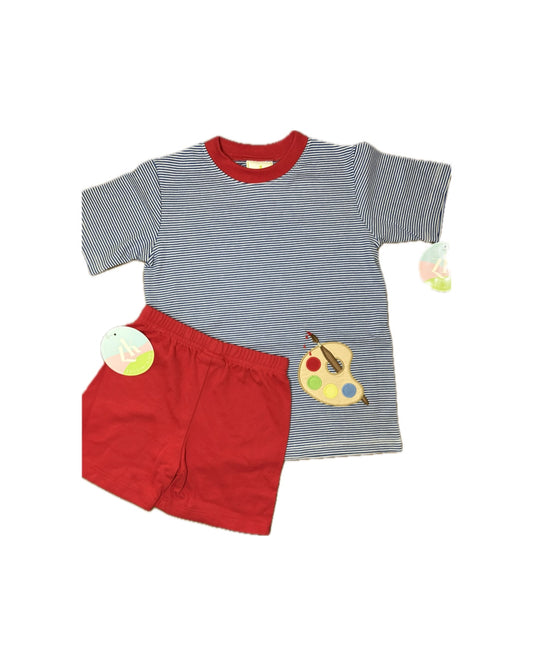 Boy 4T Zuccini Kids Easel Harry’s Play Tee and Short Set