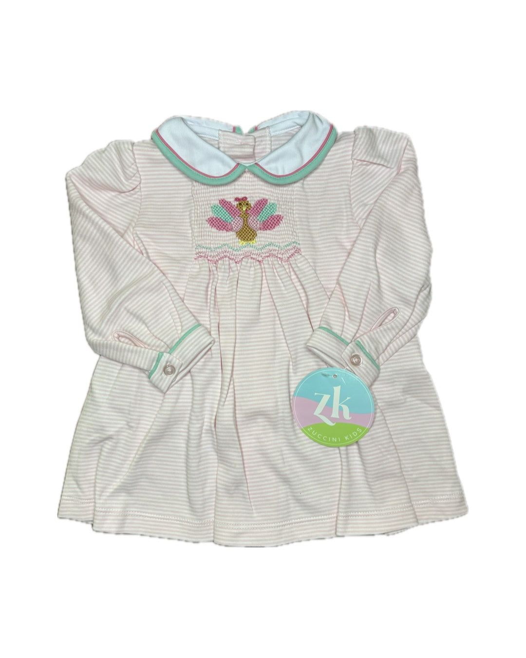 Girl 12M Zuccini Kids Turkey Sylvia Dress