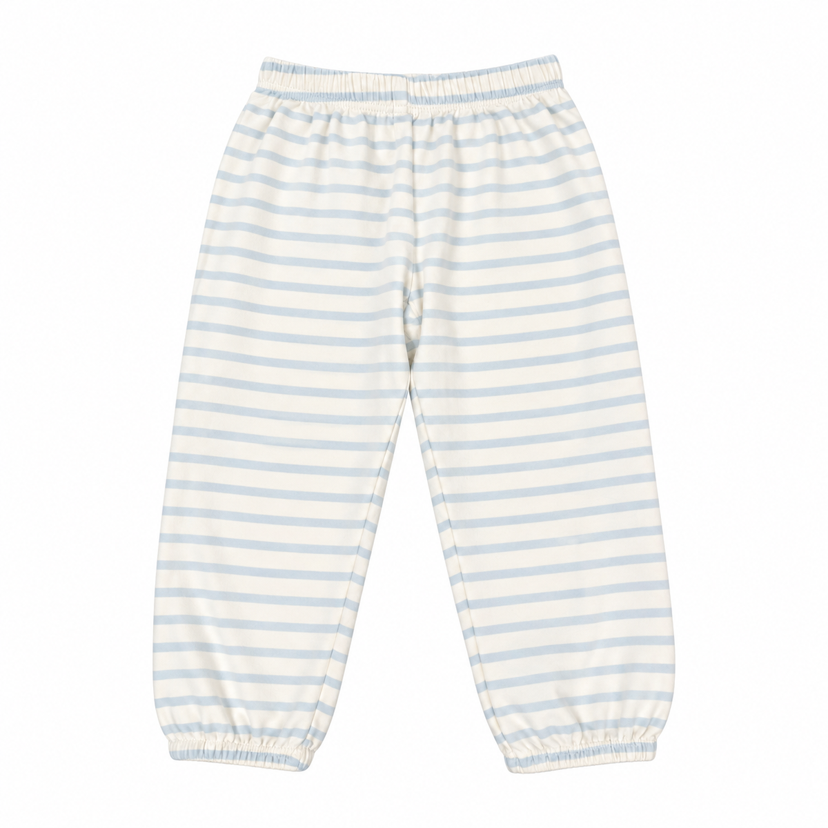 4 Hannah Kate Blue Striped Knit Bubble Pant