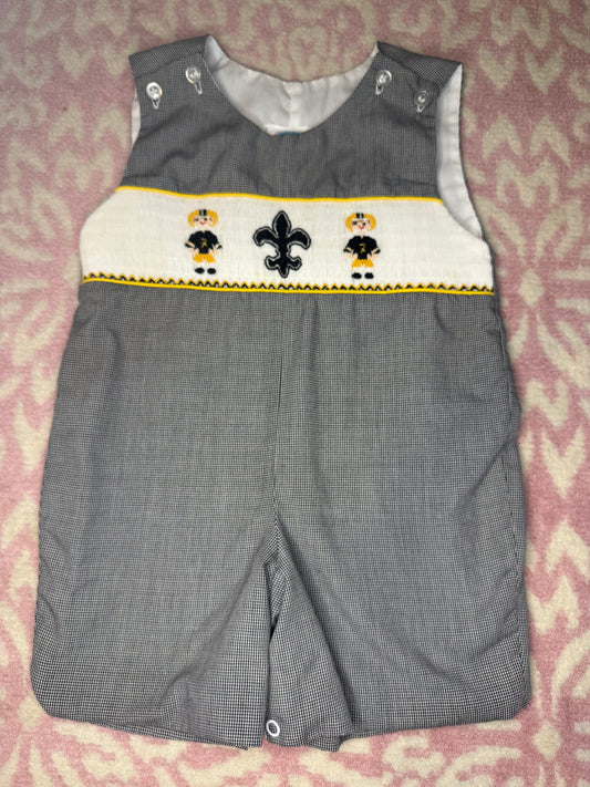 18M Krewe Saints Smocked Jon Jon