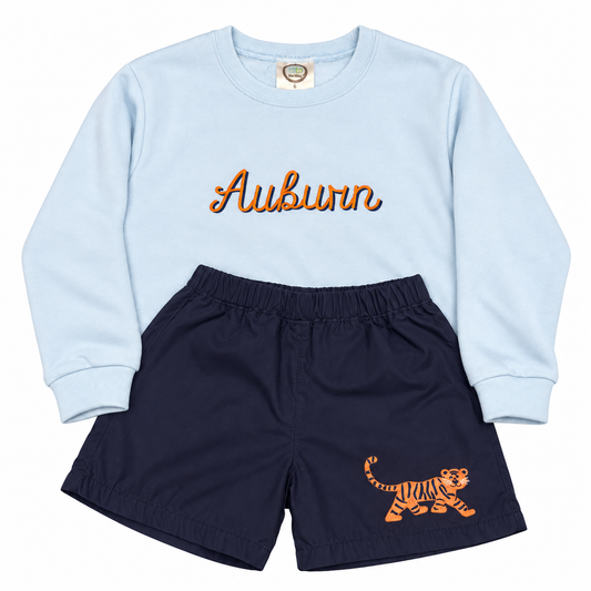 5/6 TBBC + BB Blanks Auburn Sweatshirt + Short Set