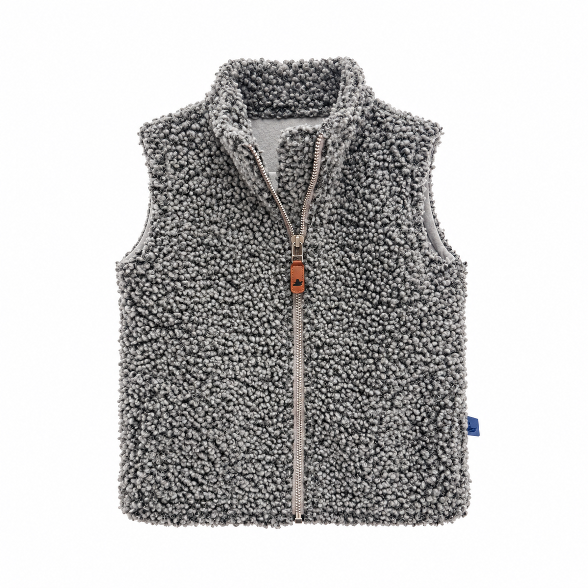 4T Southbound Grey Sherpa Zip Up Vest