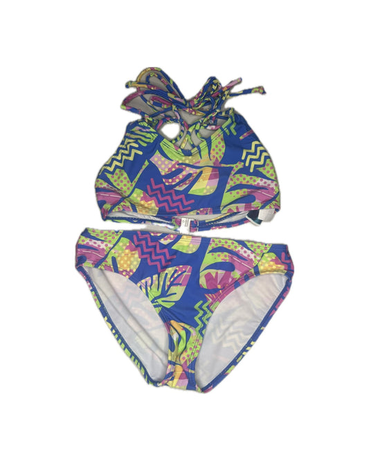 8Y Blueberry Bay Neon Two Piece