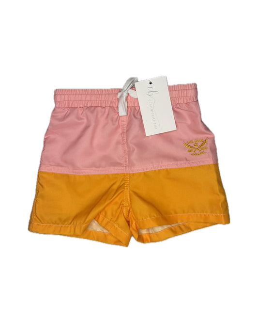 The Oaks Pink & Orange Swim Trunks