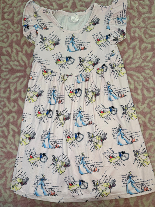 Sz 5/6T Disney Princess Knit Dress