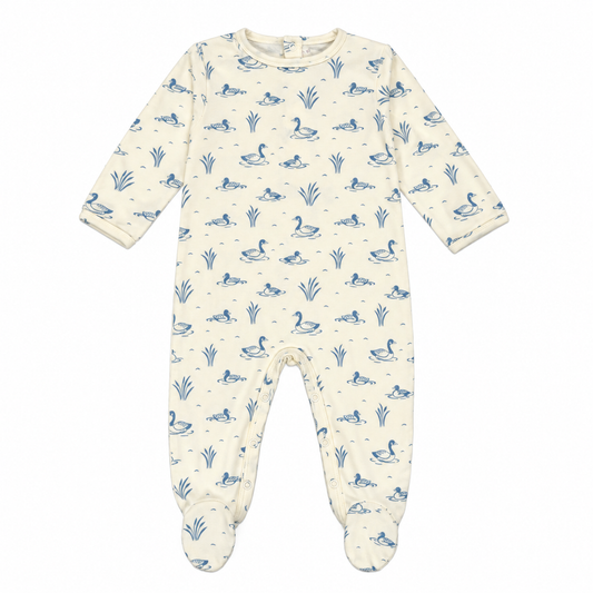 3/6M TBBC Rock Me Romper in Quack Quack