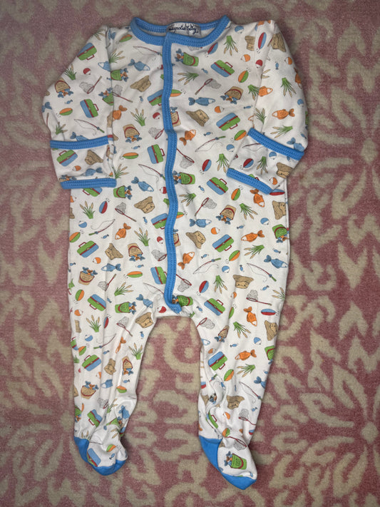 3M Magnolia Baby Gone Fishin’ Button Down Jammie’s