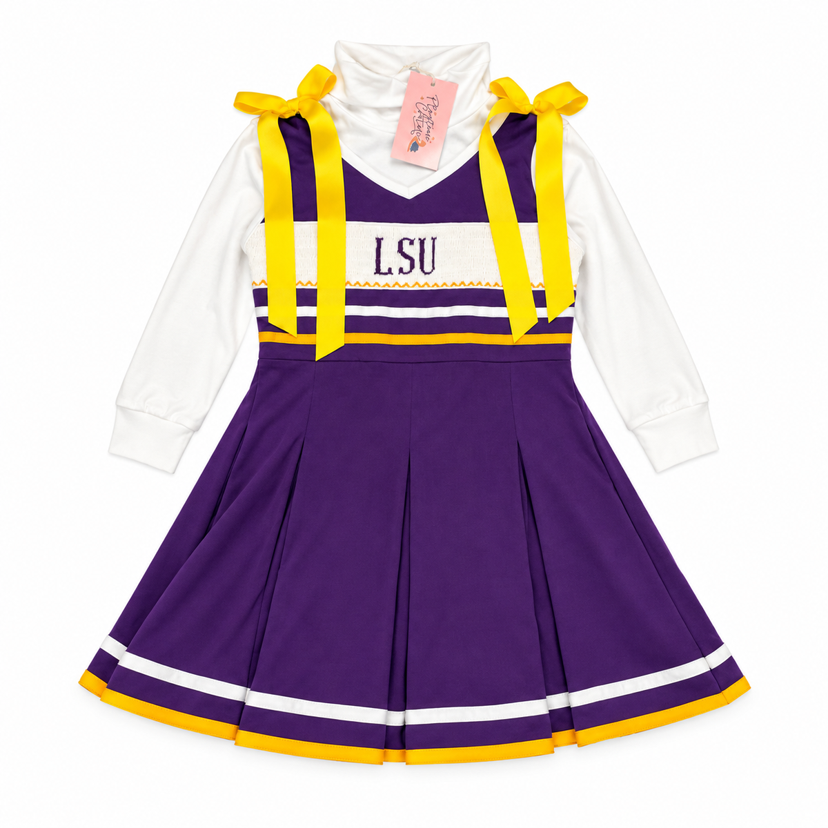6 Playtime Couture LSU Cheerleader Dress Set