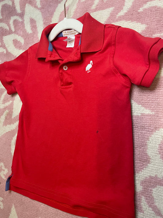 TBBC Red Polo