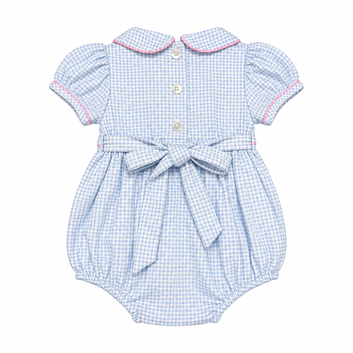 3M Petit Bebe’ Pima Knit Blue & Pink Turkey Bubble