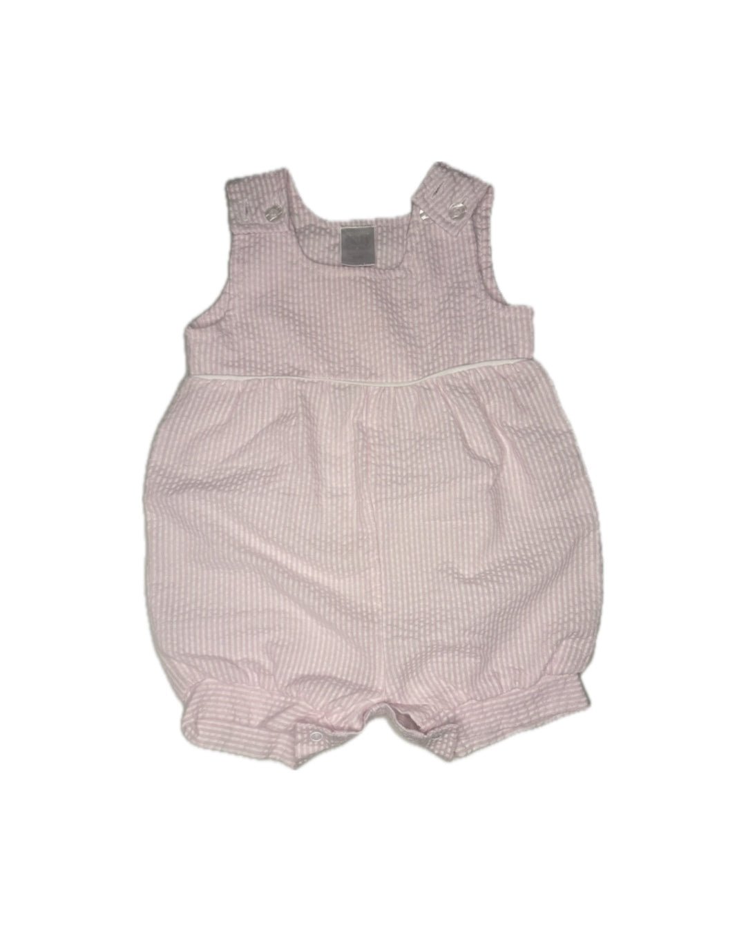6/9M Paty Pink Seersucker Romper