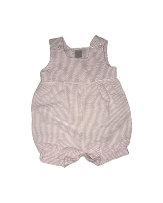 6/9M Paty Pink Seersucker Romper