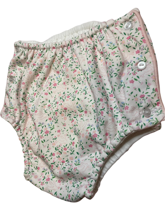 Sz 18M Lullaby Set Floral Bunny Knit Bloomers