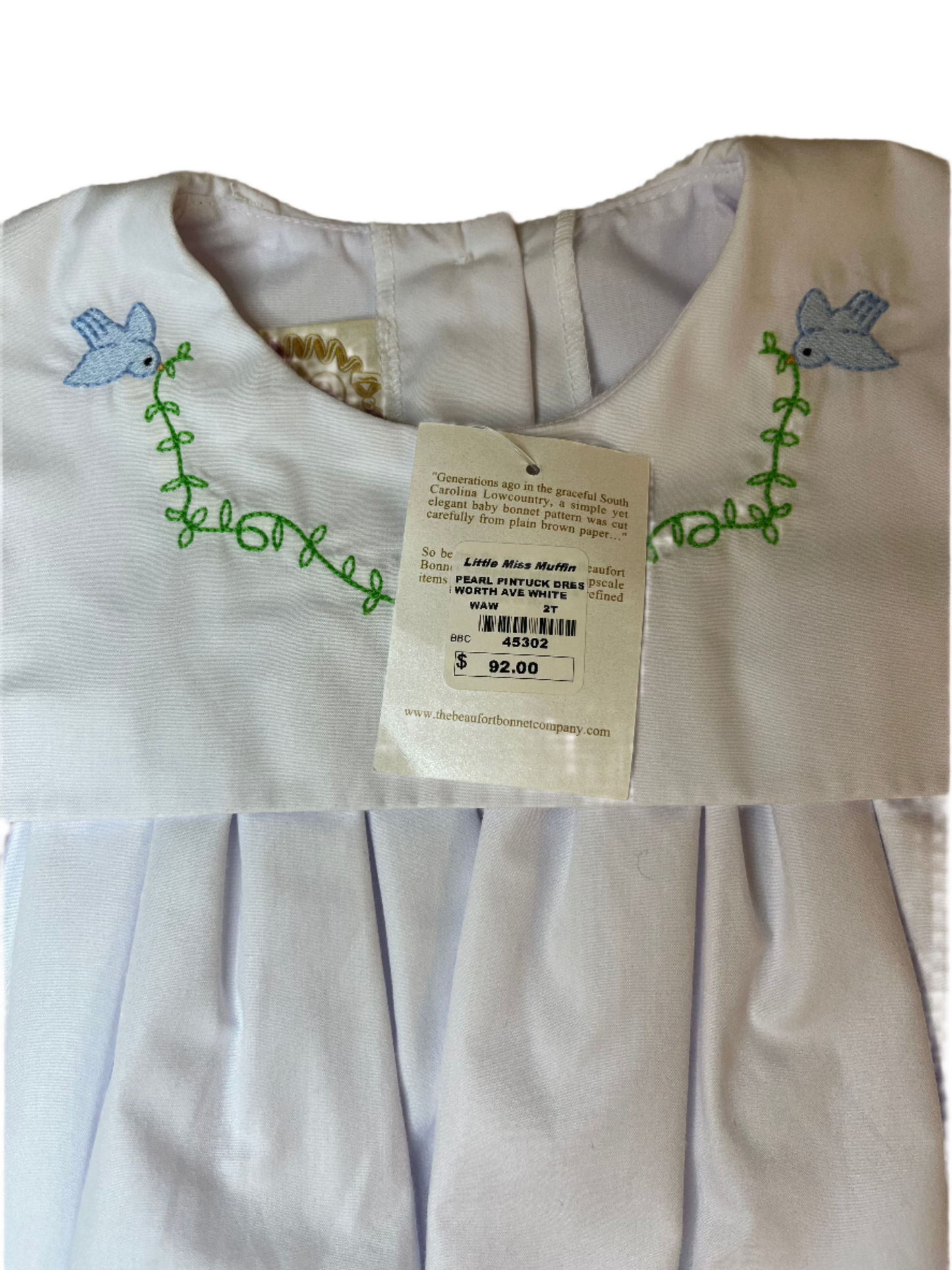 4T TBBC Pearl Pintuck Dress