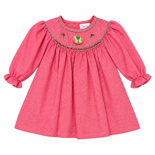 3M Petit Ami Rocking Horse Holly Dress