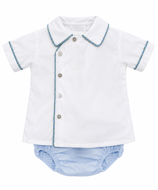 18M Hannah Kate + TBBC Button Diaper Set
