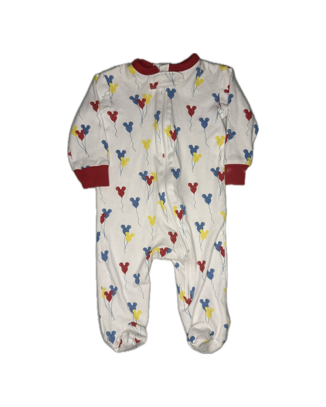 3M La Luna Mickey Mouse Zip Up Jammie’s