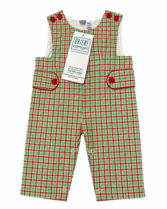 6M Orient Expressed Red & Green Christmas Plaid Longall