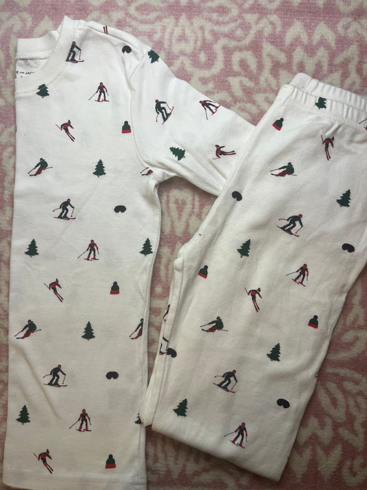 Sz 12 Janie and Jack Ski Pajamas